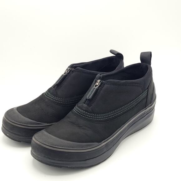 Clarks Outdoor Muckers Ruck Ridge Leather Waterproof Shoe Black Women's size 8.5 - Picture 1 of 9